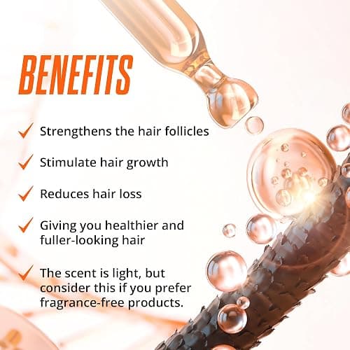 Abera Hair Growth Serum 1.69 fl oz for Hair Loss, Natural Hair Regrowth Treatment for Hair & Beard with Biotin & Castor Oil | Extra Strength & Bigger Size thumbnail 3