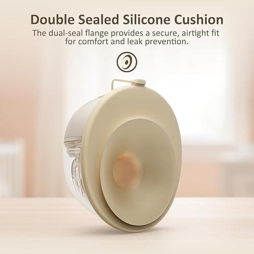 Nurseva Pro-90A Smart Hands Free Breast Pump – 2026 Upgrade, Wireless Double (2) Electric Wearable Breast Milk Pumps for Mom – 3D Multi-Modes & Levels – App Controlled, Portable, Discreet, BPA Free thumbnail 7