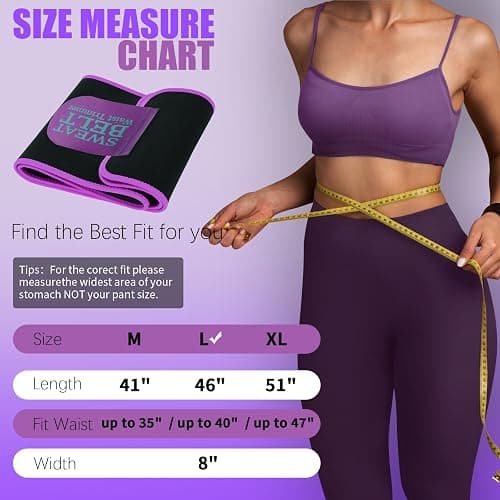 LKV Waist Trainer for Women Band Belt Waist Cincher Trimmer Sauna Waist Trainer Slimming Stomach Wrap for Workout thumbnail 2