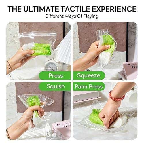 Elitevia Matcha Toast Food Squeeze Toys for Stress Relief | Silicone Squishy Stress Ball for Office Desk, Anxiety Relief Fidget Toy for Adults, Kawaii Food Design thumbnail 5