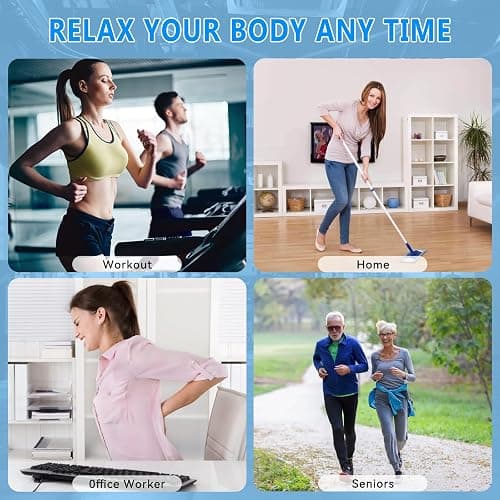 APHERMA Massage Gun, Muscle Massage Gun for Athletes Handheld Electric Deep Tissue Back Massager, Percussion Massage Device for Pain Relief with 30 Speed Levels 9 Heads Black thumbnail 7