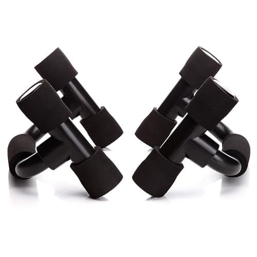 Readaeer Push Up Bars Gym Exercise Equipment Fitness 1 Pair Pushup Handles with Cushioned Foam Grip and Non-Slip Sturdy Structure Push Up Bars for Men & Women thumbnail 8