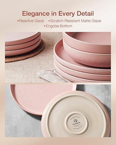 pink plates/bowls thumbnail 4
