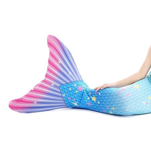 GALLDEALS Mermaid Tails for Swimming for Women, Teens and Adults Bathing Suit Swimsuit No Fin thumbnail 5