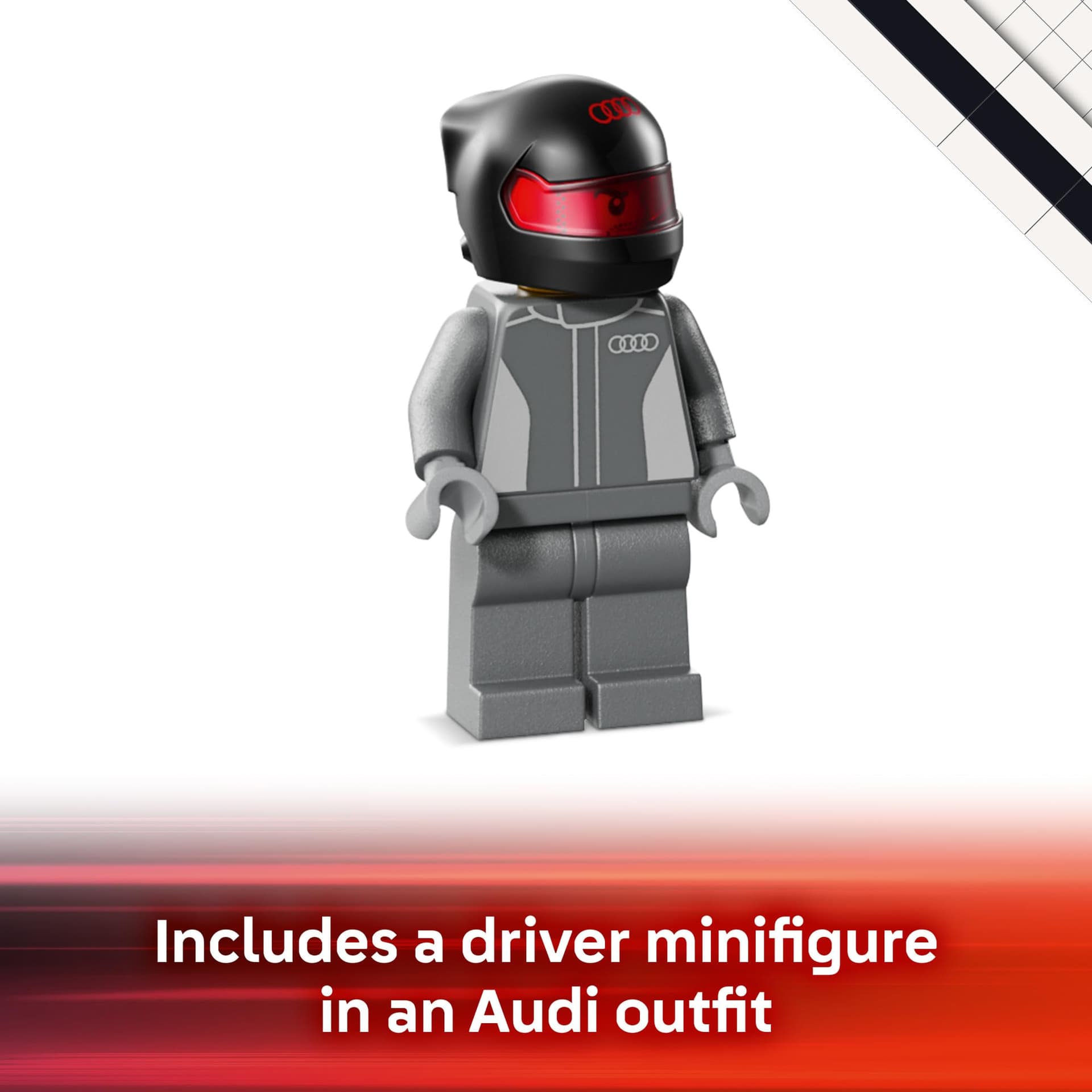 LEGO Speed Champions Carro de Corrida Audi Revolut F1® Team R26 77259 thumbnail 5