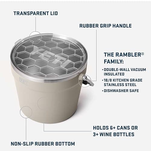 YETI Beverage/Ice Bucket, Holds 6 Longnecks or 3 Bottles of Wine thumbnail 2