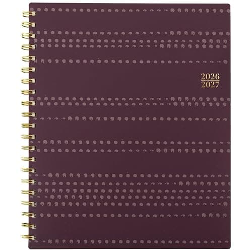 Cambridge Planner 2026-2027 Weekly & Monthly Academic 12-Month July-June, 8-1/2" x 11", Stria (1797-905A) - Image 1