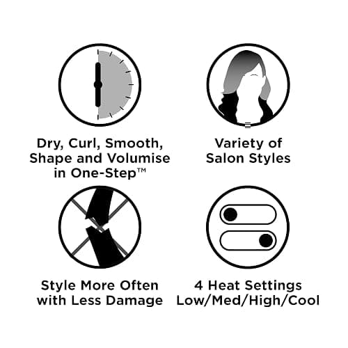 REVLON One-StepTM Blow-Dry Multi Air Styler 5-in-1 (Detachable Heads, Curler, Dryer, Volumiser, Styler and Shape Enhancer). RVDR5370 thumbnail 10