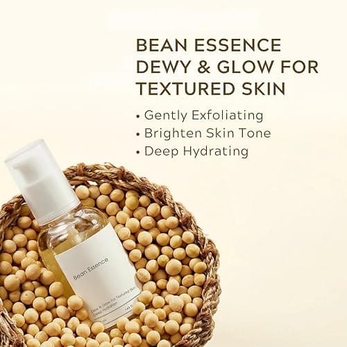 Bean Face Moisturiser for Dry Skin + Bean Essence, Smoothing Face Serum for Healthy Glow, Ferment Hydration + Barrier Support, Korean Skincare Sets for Rough Skin Solution thumbnail 3