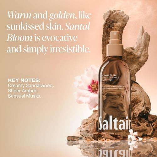 Saltair Body Mist 2 Pack - Fine Fragrance, Lightweight Body Spray Mist with Santal Bloom Scent. Long Lasting Perfume Mist. 2x 8oz Bottles thumbnail 5
