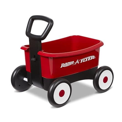 Radio Flyer Push & Pull Walker Wagon, 2-in-1 Wagon, Ages 1-4, Red Walker Toy - My 1st Wagon thumbnail 2