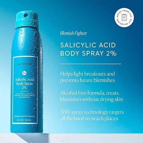 Naturium Salicylic Acid Body Spray 2%, Blemish-Fighting & Pore Treatment, with Niacinamide Plus Encapsulated Salicylic Acid, 4 oz thumbnail 4