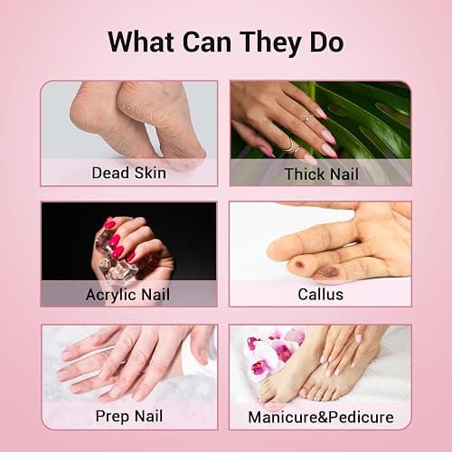 MelodySusie 100 Pcs Nail Drill Bits Sanding Bands for Nail Drill 180 Fine Grit Nail File Sanding Bands for Acrylic Nails Gel Manicures and Pedicure thumbnail 7