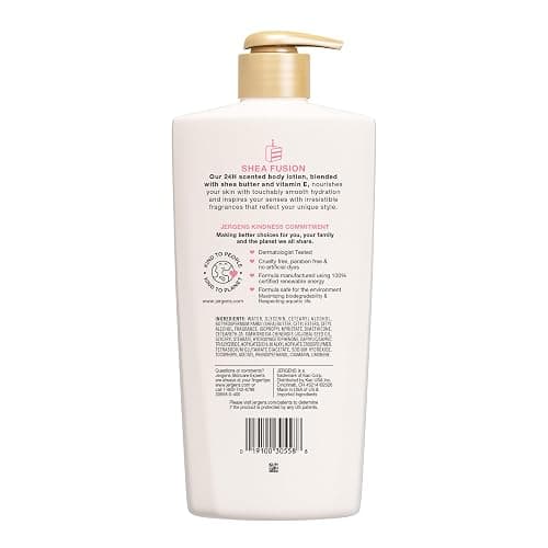 Jergens Shea Fusion Confetti Cake Body Lotion, Shea Butter, 14 fl oz | Moisturizer for Dry Skin, Scented Body Lotion, Vitamin E, Shea Butter Lotion, Daily Hydration thumbnail 12