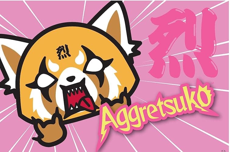 Trends International Aggretsuko-Horns Wall Poster, 22.375" x 34", Multicolor - Image 1