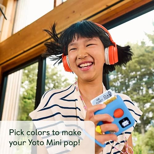 YOTO Mini (2024 Edition) + Adventure Jacket in Blue Bird Bundle - All-in-1 Travel Device for Stories Music Podcast Radio White Noise Ok-to-Wake Alarm Clock, Use as Speaker or with Headphones thumbnail 5