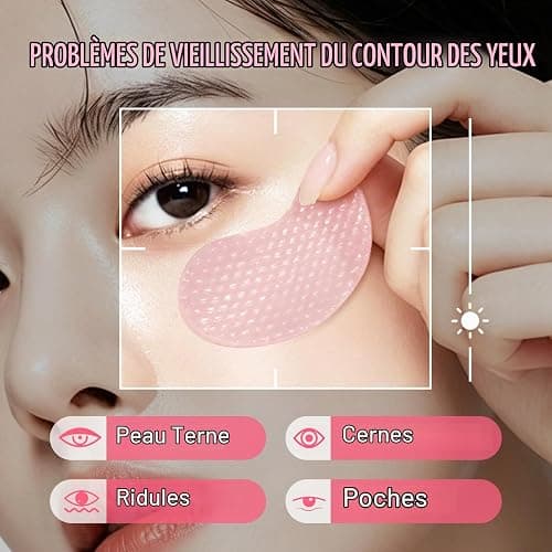 PDRN Collagen Niacinamide Under Eye Patches, Patchs pour les Yeux Hydrogel Pour Cernes, Poches, Antirides et Ridules, Soin Hydratant et Raffermissant Intense, Korean Skincare, 60 Patchs thumbnail 2