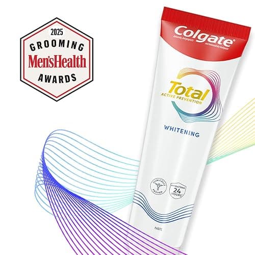 Colgate Total Whitening Toothpaste Paste, 5.1 oz, 4 Pack, Fluoride, Antibacterial, for Plaque, Gingivitis, Sensitivity, Stain Removal, Clinically Proven, Mint, Teeth Whitening, Stannous Fluoride thumbnail 3