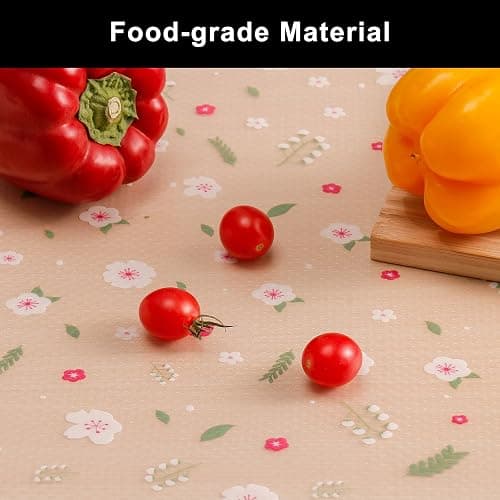 Cooyes Shelf Liner – Premium Non-Adhesive Cabinet & Drawer Liner for Kitchen – Waterproof Shelf Paper with Modern Pattern – Durable EVA Cabinet Mat – Easy to Cut thumbnail 4