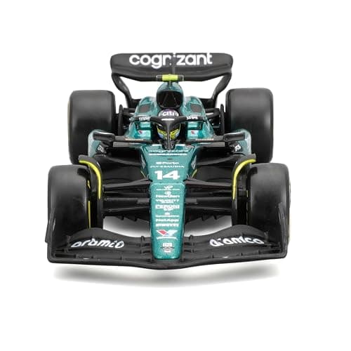 Bburago 1:43 Race Aston Martin AMR23 (2023) w/Driver thumbnail 4