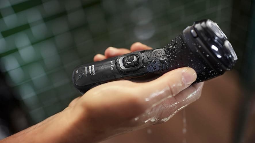 Philips Norelco Shaver 2400 Series, Wet and Dry Electric Shaver, Pop-up Trimmer, P-Cap, Deep Black, Model X3001/90 thumbnail 11