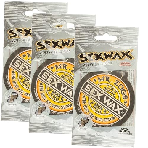 Sex Wax Air Freshener (3-Pack, Coconut) (Limited Edition) - Image 1
