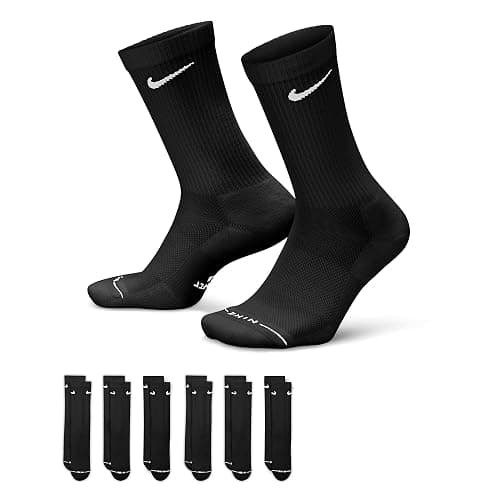 Nike Adult Dri-FIT Everyday Elevated Crew Socks (6-Packs) | Mens and Womens - Image 1
