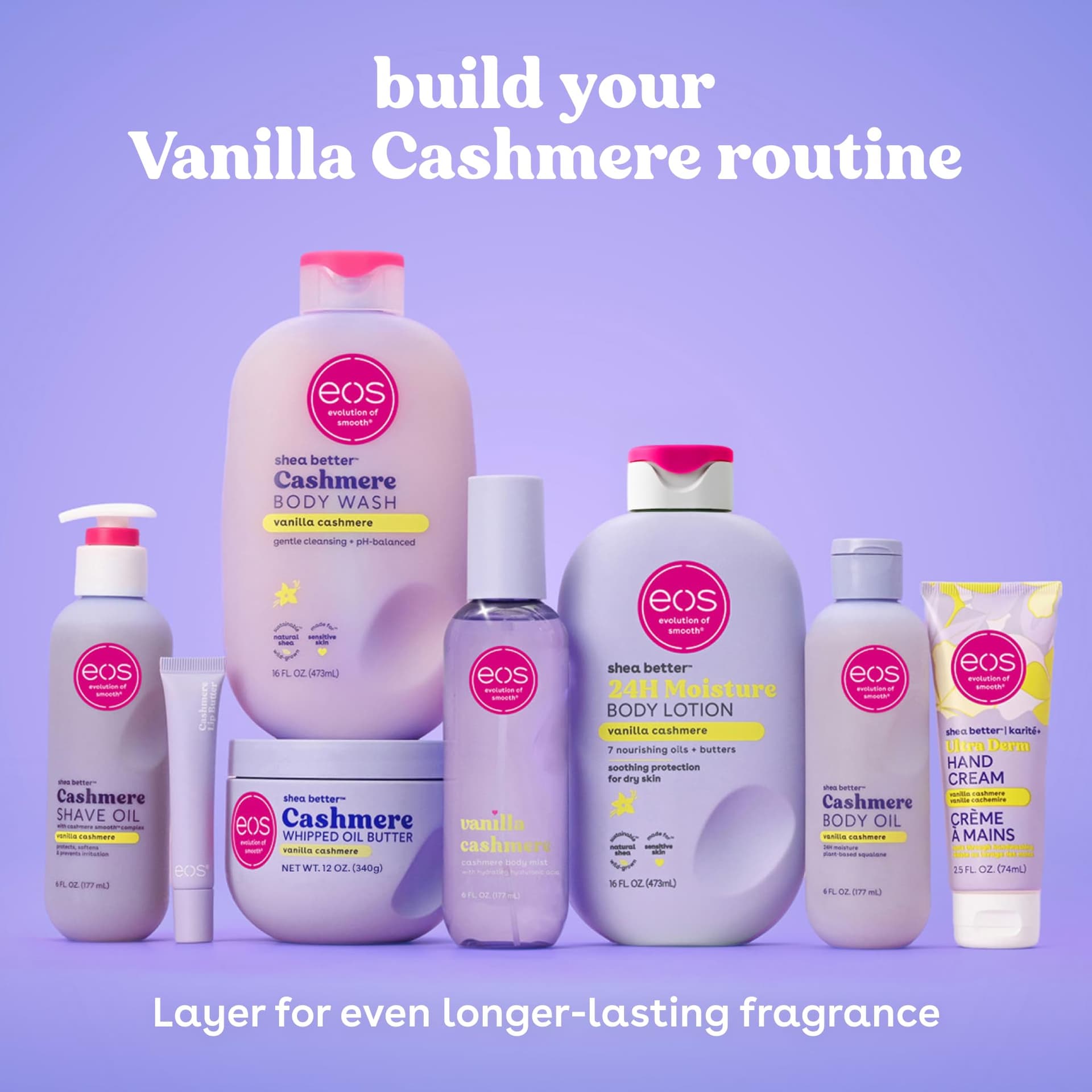 eos Shea Better Hand Cream - Vanilla Cashmere | Instant Hydration + Lasting Protection | 2.5 oz thumbnail 5