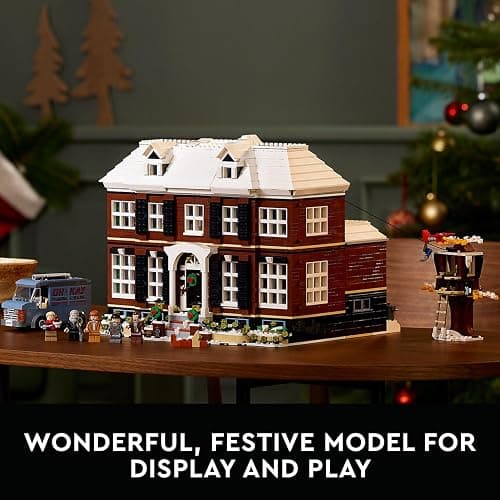 LEGO Ideas Home Alone McCallisters' House Building Set for Adults - Collectible Movie Model Kit for Office or Bookshelf Decor - Gift for Christmas - W/ 5 Minifigures - 21330 thumbnail 2