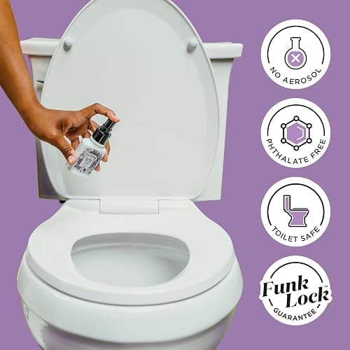 Poo-Pourri Before-You-Go Toilet Spray, Lavender Vanilla, 2 Fl Oz, Up to 100 Uses, Bathroom Odor Deodorizer with Essential Oils for Home or Work, Travel Essentials, TSA Approved Size thumbnail 6