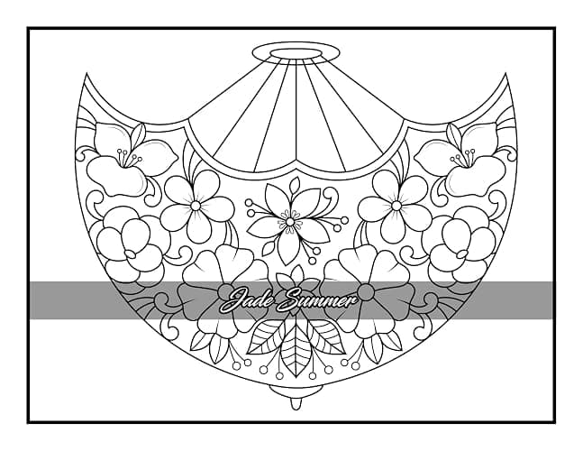 100 Flowers: An Adult Coloring Book with Bouquets, Wreaths, Swirls, Patterns, Decorations, Inspirational Designs, and Much More! thumbnail 90