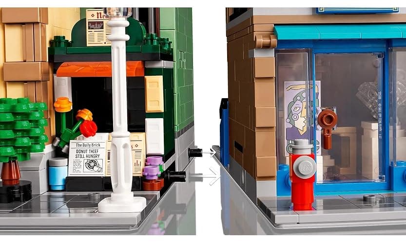 LEGO Icons Boutique Hotel Model Kits - Bedroom or Office Decor for Men & Women, Ages 18+ - Building Blocks for Adults for Display - Gift Idea - 10297 thumbnail 9