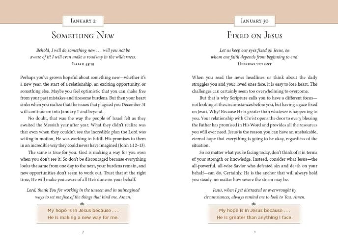 Jesus, Our Perfect Hope: A Daily Devotional for Finding Confidence and Encouragement in God’s Promises (365 Devotions - Inspiration for Every Day of ... Gift (Devotionals from Charles F. Stanley) thumbnail 3