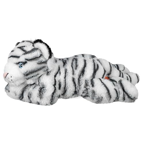 Wild Republic EcoKins White Tiger Stuffed Animal 12 inch, Eco Friendly Gifts for Kids, Plush Toy, Handcrafted Using 16 Recycled Plastic Water Bottles thumbnail 3