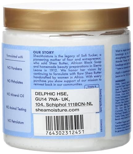 Shea Moisture Manuka Honig und Joghurt Hydrate Plus Repair Protein Power Haar-Behandlung, 237 ml thumbnail 3
