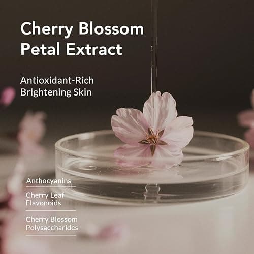 Kustie Cherry Blossom Petal Body Wash with Real Sakura Extract & Niacinamide - Hydrates & Softens Skin with Hyaluronic Acid - Antioxidant-Rich, Free From Parabens, Sulfates & Phthalates, 16.9 Fl Oz thumbnail 3