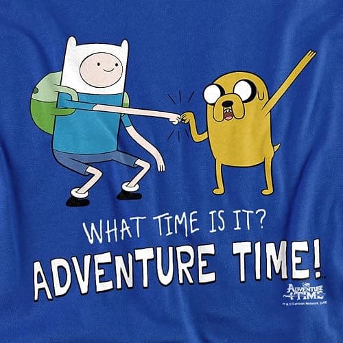 Popfunk Adventure Time What Time is It Cartoon Network T-Shirt Kelly Green thumbnail 2