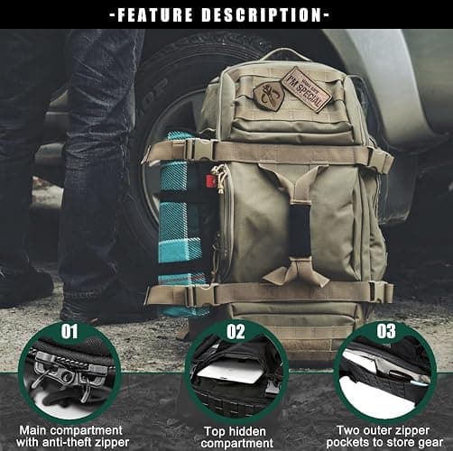 Miramrax Travel Duffle Bag Backpack thumbnail 5