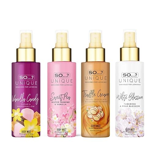 So…? Unique Body Mist Set - Perfumes for Women - Body Spray for Women - Vegan, Cruelty Free - Travel Size Gift Set - 650 to 1000 Sprays - 4 pcs thumbnail 2