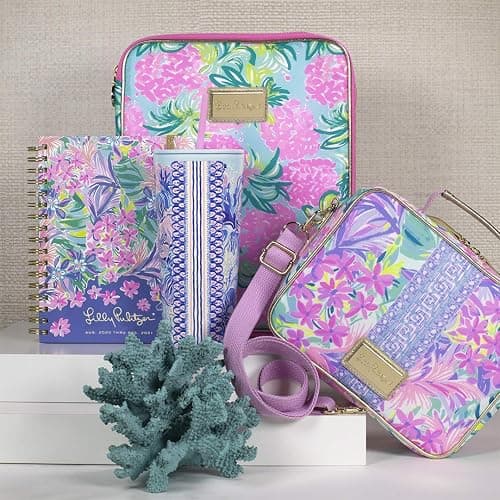 Lilly Pulitzer Insulated Lunch Box for Women, Cute Lunch Cooler Bag with Adjustable/Removable Shoulder Strap, It Was All A Dream thumbnail 6
