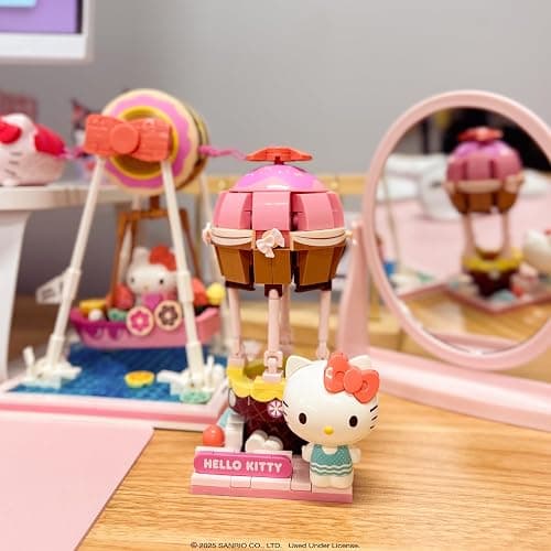 Hamee Sanrio Hello Kitty and Friends ‘Summer Wunderland Mini’ Cute Water Theme Park Building Block Set Birthday Gift, Party Favor, Stress Relief, Collectible Toy Compatible with Lego – Kuromi thumbnail 7