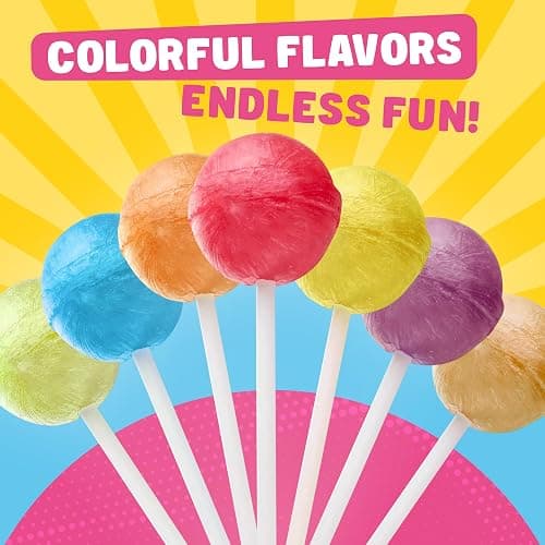 DUM DUMS Original Mix Lollipops 1 lb – Bulk Bag, Suckers Hard Candy, Gluten Free Candies, Assorted Flavors, Individually Wrapped Pops (62 Pieces) thumbnail 3