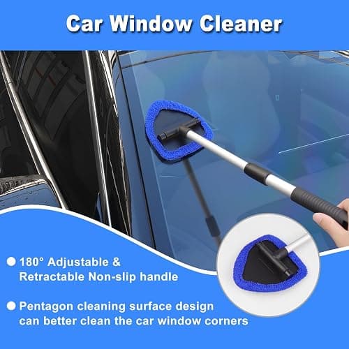 17pcs Car Detailing Kit Interior Cleaner, Car Interior Cleaning Kit with Handheld Car Vacuum, Car Detailing Brushes, Windshield Cleaning Tool, Car Cleaning Supplies, Car Accessories for Men, Women thumbnail 4
