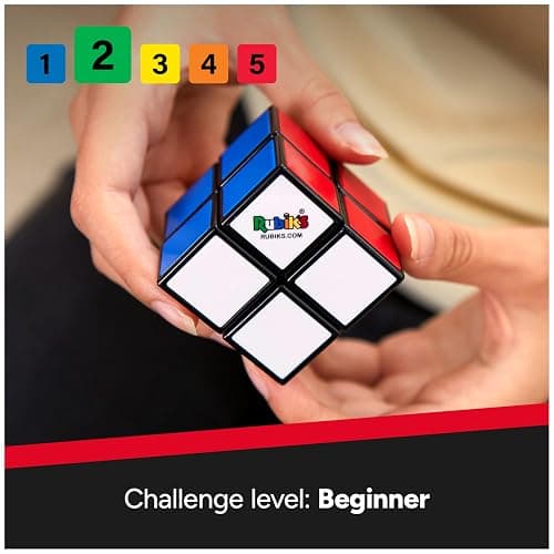 Rubik's Cube, The Official 2x2 Rubik's Cube, Mini Problem-Solving Brain Teaser, Classic Color-Matching Puzzle, Fidget Toy, Sensory Puzzle, Stocking Stuffers for Ages 8 & Up thumbnail 7