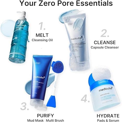 medicube Zero Pore Blackhead Mud Mask - Pore Cleansing & Gentle Exfoliating | Blackhead-Removing Clay Mask with AHA BHA PHA, Pore Minimizing & Cooling Care, 3 Min Quick Dry, Korean Skincare 3.52 oz. thumbnail 6