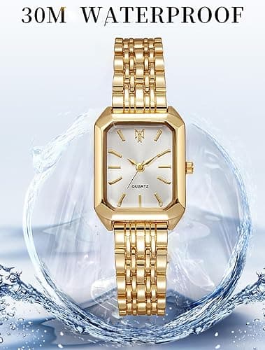 BESTKANG Watches for Women Wrist Watches Steel Strap Womens Watch Casual Fashion Simple Square Quartz Wristwatch thumbnail 3