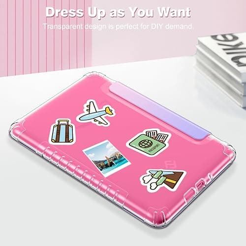 Fintie Case for 7" All-New Kindle Paperwhite (12th Generation, 2024) and Kindle Colorsoft, Ultra Clear Soft Light Transparent TPU Back Cover Auto Wake/Sleep, Fantasy Ombre thumbnail 5