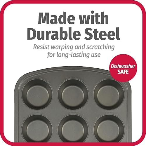 GoodCook Everyday Nonstick Steel Muffin Pan thumbnail 5