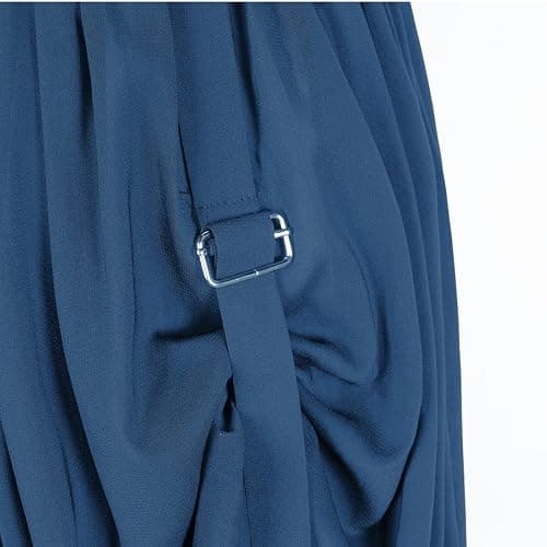 Women's Renaissance Skirt Victorian Peasant Double-Layer Maxi Long Skirt thumbnail 4