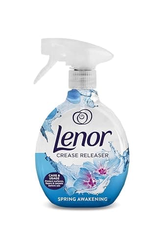 Lenor Crease Releaser Spring Awakening Fabric Spray - Removes Creases, Freshens Fabrics, Reduces Static & Eliminates Odours Ideal for Clothing and Bedding - 500ml - Image 1